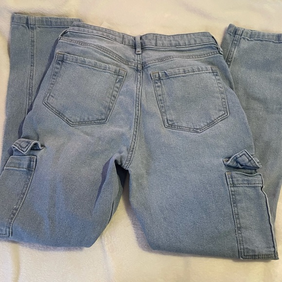 hollister denim cargo pants - Picture 3 of 4